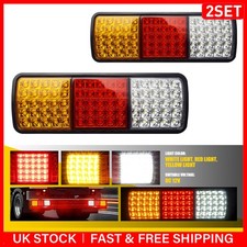 4x Rectangular Rear Tail