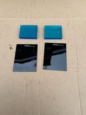 4 x welding lenses , Murex,etc 2 green And Blue glass , Murex Etc, Unused Stock