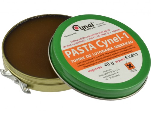 Soldering flux paste - , for