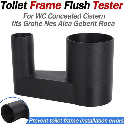 Toilet frame flush tester - toilet,