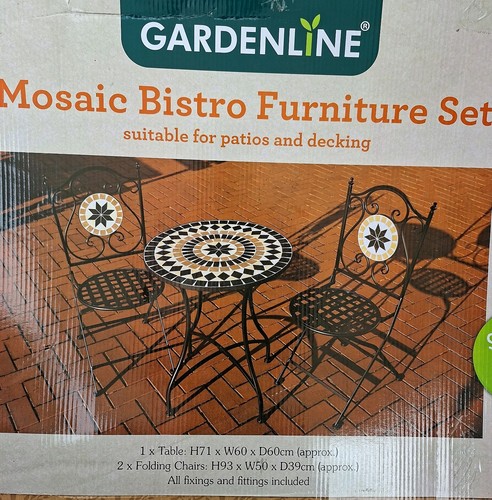 Gardenline mosaic bristo black - bristo,