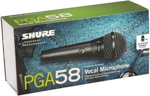 Shure pga58 dynamic microphone - shure,