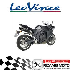 Pair of LeoVince LV One Evo Carbon Fiber Exhausts Yamaha YZF-R1 2009 Homologated