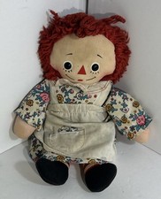 10” Original Knickerbocker Raggedy Ann Rag Doll vintage Annabelle