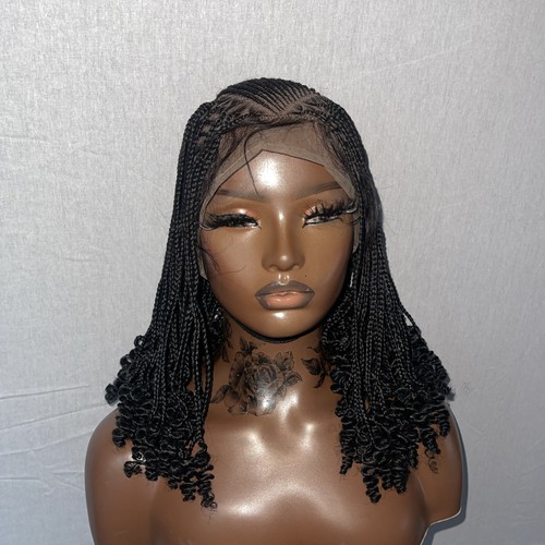 Full lace fulani - full, cornrow