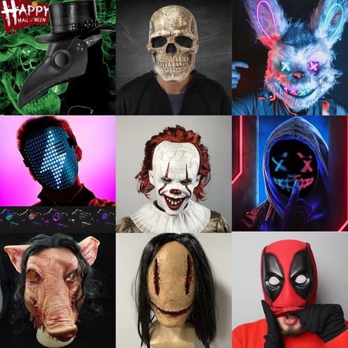New halloween full head latex - halloween,