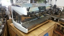 NUOVA SIMONELLI AURELIA II DIGIT 3 GROUP HIGH CUP WHITE ESPRESSO COFFEE MACHINE