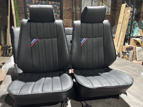 Bmw e30 door black leather - 2,