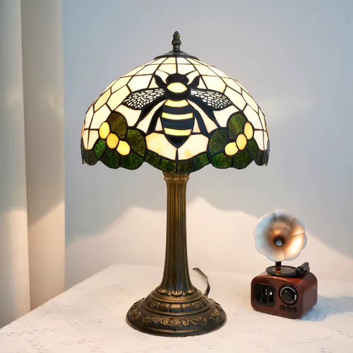 Vintage table lamp - table,
