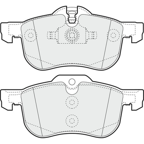 Brake pads set for - for, mg
