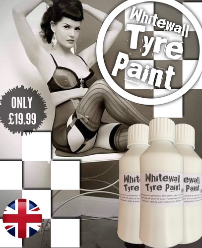 Whitewall tire paint for - tire,