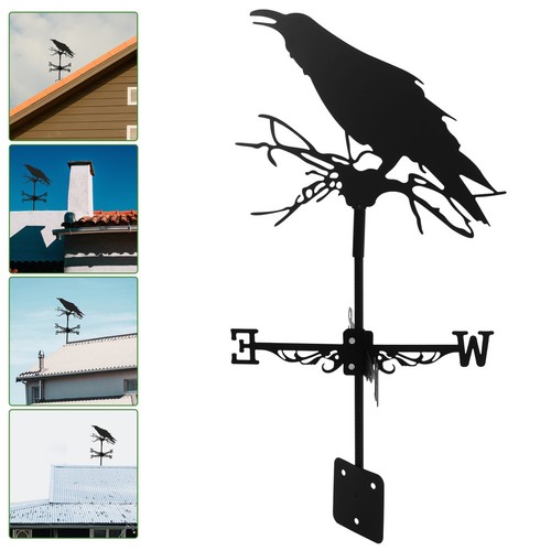 Black iron weather vane - iron,