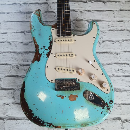 Relic sea foam green strat - green,