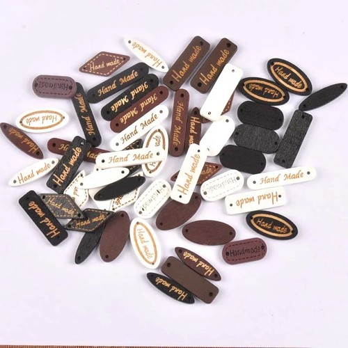 Wooden hand made - made, buttons