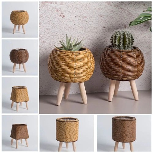 With removable legs flower pot - with,