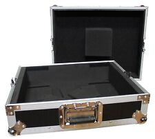 Pro X T-TT DJ Turntable Flight Cases with With Adjustable Foam, 3/8" Plywood