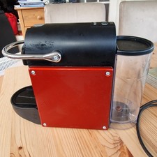 Magimix Pixie Nespresso Coffee Machine M110 Aluminium Red No Drip Cover