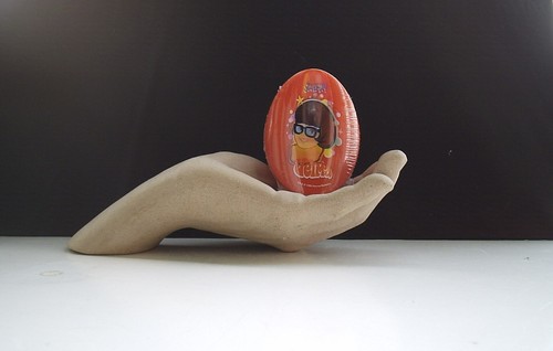 Orange pringle pop - orange, crisp