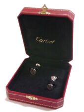 Authentic Cartier Cufflinks Sterling Silver #665