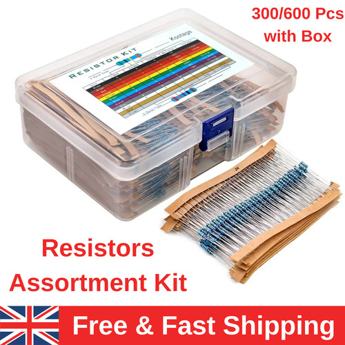 600pcs resistors assortment - resistors,