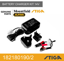 Ride On Mower Battery Charger 12V 14V Genuine 182180190/2 Stiga Mountfield ATCO