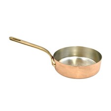 16cm French Copper Frying Pan – New Tin Lining - 1.5mm Professional Cookware