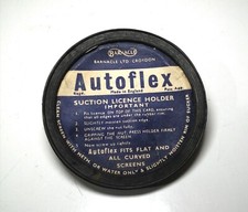 Vintage BARNACLE Autoflex Suction License Tax Disc Holder Classic Car