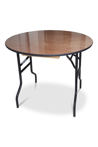 3ft round wooden banqueting - wooden,