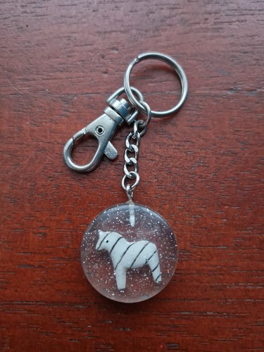 Horse keyring horses - horse,