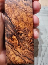 Desert Ironwood Burl Knife Grip Handle Blank Block, 6 X 1.375 X 1.125"