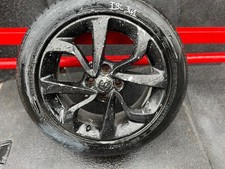 2015-19 VAUXHALL CORSA E 16" INCH 4 STUD BLACK ALLOY WHEEL 6.5JX16 IBC341