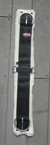 Black weaver western cinch - 30",