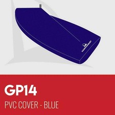 GP14 Boat Cover - Boom Up - PVC Blue