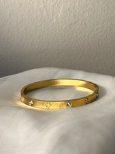 Gold 20ct Engraved Diamond