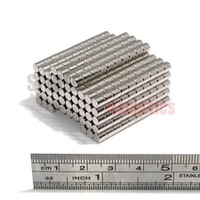 Strong Magnets 4x4 mm N52 Neodymium Disc Small Magnet For Craft Fridge 4mm x 4mm