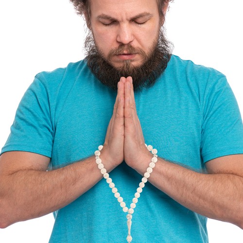 Stone prayer beads - stone,