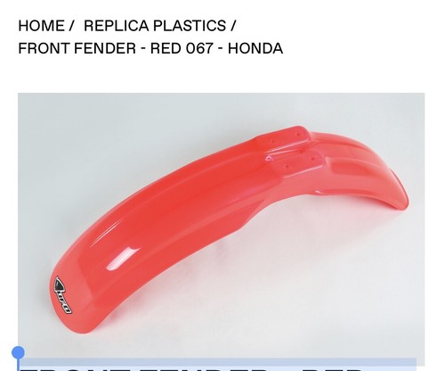 Honda cr125 cr250 cr500 front - cr125,