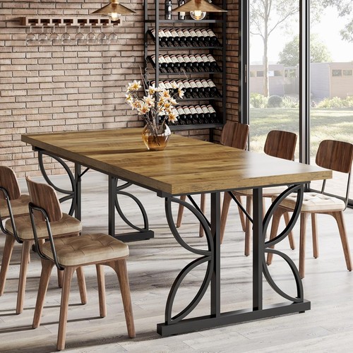 Rectangular dining table - rectangular,