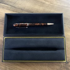 Dunhill Sidecar Ballpoint Pen Tortoise Shell Lacquer Finish