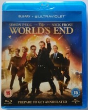 THE WORLD'S END - SIMON PEGG, NICK FROST - REG B BLU RAY - NO ULTRAVIOLET CODE