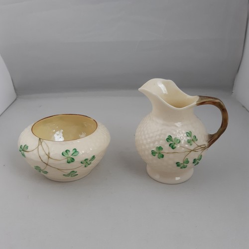Belleek pottery milk - pottery, and