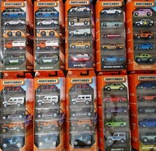 Choose Your Own - Matchbox Set of 5 Cars - Pay For One Postage