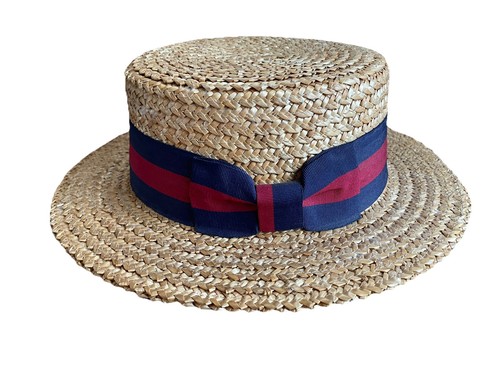Denton hats straw boater with - denton,