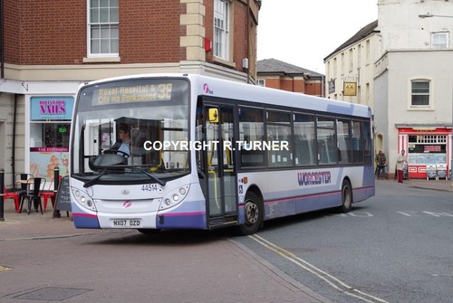 First midland buses - midland, buses,