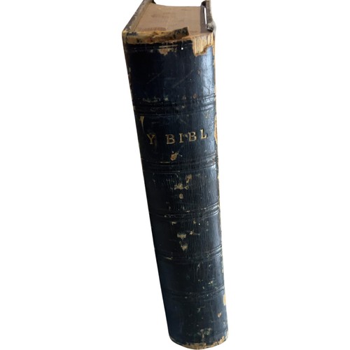 Bibl hardcover 1872 - 1872, welsh