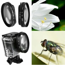 58MM 10X Close Up Macro Lens Filter For Gopro Hero 5 Original Waterproof Housing