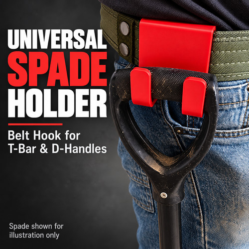 Universal shovel spade holder - shovel,