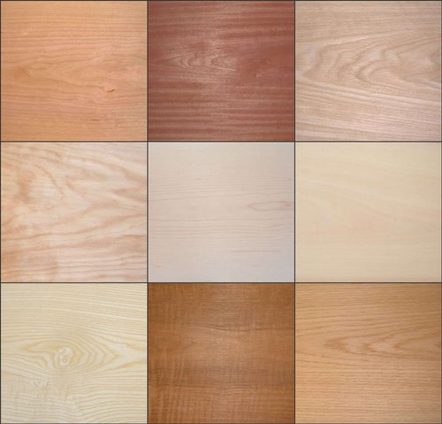 Iron real wood veneer pre - iron, on
