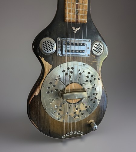 Lap steel resonator guitar - resonator,