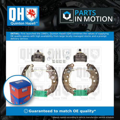 Brake shoes set fits - set, citroen